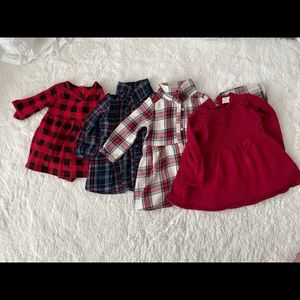 Mixed of baby girl clothing